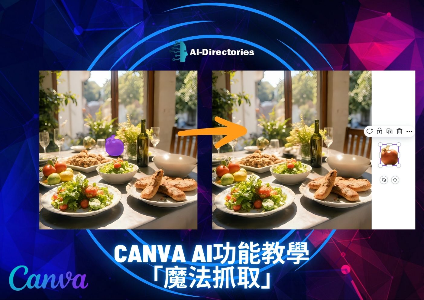 最新AI教學資訊:Canva AI功能教學：魔法抓取全方位操作指南