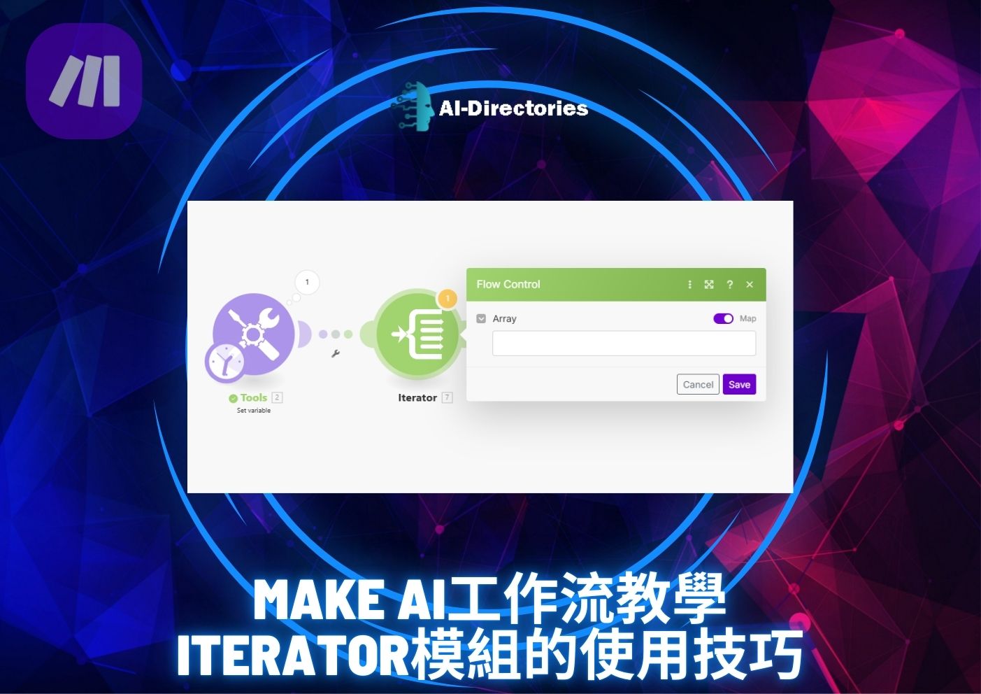 最新AI教學資訊:Make AI工作流教學: Iterator模組的使用技巧
