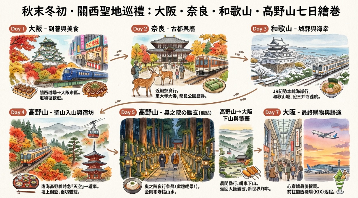 最新AI教學資訊:Nano Banana Pro 生成旅遊行程繪本插圖 指令教學