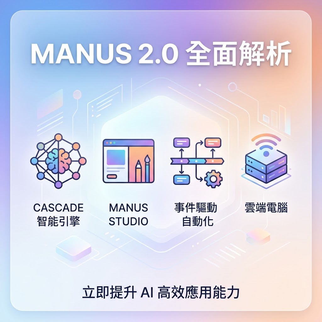 最新AI教學資訊:Manus 2.0 全面解析與高效應用教學指南